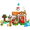LEGO Animal Crossing Isabelle Ev Ziyaretinde 77049 – 6 Yaş ve Üzeri Kız ve Erkek Çocukları için Fauna Dahil 2 Minifigür İçeren Yaratıcı Oyuncak Yapım Seti, Doğum Günü Hediyesi Fikri (389 Parça)