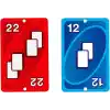 7 yaş ve üzeri çocuklar, yetişkinler, aileyle bir araya gelinen akşamlar, partiler ve seyahatler için 2-8 oyunculu Mattel UNO Zero kart oyunu, deste ve puan kartı, JHH48