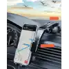 LivX 360° Dönebilen Araç Telefon Tutucu Hızlı Kilit Güçlü Tutuculuk LTP-01