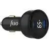 Juo 65W Led Ekranlı Type-C + USB-A Araç Şarj Aleti iPhone & Android & Notebook Araç içi Şarj Cihazı