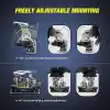 Nilight LED Işık Çubuğu Montaj Braketi 2 Adet Evrensel Ayarlanabilir Sütun Hood Çalışma Lambası Montaj Kelepçe Tutucu Off-Road Kamyon SUV için