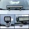 Nilight LED Işık Çubuğu Montaj Braketi 2 Adet Evrensel Ayarlanabilir Sütun Hood Çalışma Lambası Montaj Kelepçe Tutucu Off-Road Kamyon SUV için