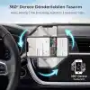 Bix Saiji T2 Araç İçi Telefon Tutucu Havalandırma Klipsli 360° Dönebilen Universal Uyumlu