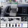 Bix Saiji T2 Araç İçi Telefon Tutucu Havalandırma Klipsli 360° Dönebilen Universal Uyumlu