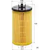 MANN-FILTER HU 612/2 x Yağ Filtresi (Opel)