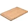 WMF Bambu Kesme Tahtası, 38 x 25 x 1,9 cm, Dikdörtgen, Meyve Suyu Oluklu, Et ve Sebze Kesme Tahtası, Bıçak Dostu Yüzey