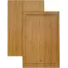 WMF Bambu Kesme Tahtası, 38 x 25 x 1,9 cm, Dikdörtgen, Meyve Suyu Oluklu, Et ve Sebze Kesme Tahtası, Bıçak Dostu Yüzey
