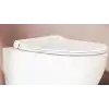 VitrA Sento 120-003R009 Yavaş Kapanır Slim Klozet Kapağı, Duroplast, Beyaz