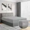 Soley | Jersey |%100 Doğal Pamuklu Tek/Çift Kişilik Lastikli Çarşaf GRİ
