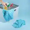 Koroplast Mikrofiber Banyo Bezi 2li Set, Çift Taraflı Ekstra Hızlı Kuruyan Mikrofiber Temizlik Bezi Seti 30x30 cm, Kir Sökücü Tasarım, Yüksek Emiş Gücü, Tüy Çizik Bırakmayan Banyo Temizlik Bezi Seti