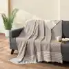 Kahverengi Koltuk Kanepe Örtüsü Koruyucu Koltuk Şali 170X200 Çekyat Örtüsü