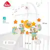 Fehn Müzik Mobil Orman - Orman Hayvanları ile Bebek Uyku Yardımı - Bebek Mobil Müzik Kutusu Melodi - 0-5 Ay arası Bebekler için Müzik Mobil Bebek Yatağı Oyuncak
