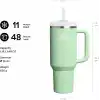 STANLEY Quencher H2.0 FlowState Pipetli Termos Bardak 1.18 Litre - Pistachio | Paslanmaz Çelik