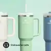STANLEY Quencher H2.0 FlowState Pipetli Termos Bardak 1.18 Litre - Pistachio | Paslanmaz Çelik