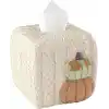 Avanti Linens - Peçete Kutusu Kapağı, Dayanıklı Reçine Banyo Aksesuarları (Minnettar Yama Koleksiyonu)