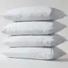 %100 Pamuk 4 Adet Kapitoneli Yastık Alezi Koruyucu Koruyucu Yastık Kılıfı 50 X 70 Cm