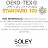 Soley | Talya | Extra Yumuşak Pamuklu Saç Havlusu - Bone KAHVE