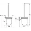 VitrA Marin A44948 Tuvalet Fırçalığı, Krom