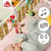 Fehn Müzik Mobil Safari - Sevimli Hayvanlı Bebek Uyku Yardımı - Bebek Mobil Müzik Kutusu Melodi - 0-5 Ay arası Bebekler için Müzik Mobil Bebek Yatağı Oyuncak