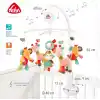 Fehn Müzik Mobil Safari - Sevimli Hayvanlı Bebek Uyku Yardımı - Bebek Mobil Müzik Kutusu Melodi - 0-5 Ay arası Bebekler için Müzik Mobil Bebek Yatağı Oyuncak