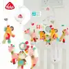 Fehn Müzik Mobil Safari - Sevimli Hayvanlı Bebek Uyku Yardımı - Bebek Mobil Müzik Kutusu Melodi - 0-5 Ay arası Bebekler için Müzik Mobil Bebek Yatağı Oyuncak