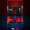 Bialetti Stranger Things 4lü Kahve Fincanı Seti, Isıya Duyarlı, Renk Değiştiren, Bulaşık Makinesinde Yıkanamaz - Her biri 80 ml, Siyah