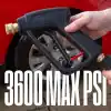 Westinghouse Outdoor Power Equipment PWSG Kısa Basınçlı Yıkama Tabancası 3600 PSI, M22 Konektör, Siyah