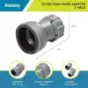 Bestway Flowclear Yer Üstü Filtre Pompası Havuz Hortumu Adaptörü, Hortum Çapı 1,5 (38 mm) Ölçer ve 1,25 (32 mm) Çaplı Havuz Vanalarına Bağlanır
