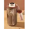 Urban Badger Termometreli Çelik Kahverengi Termos 410 ML, Dayanıklı Kamp Ekipmanları, Kamp Aksesuarları, Açık Hava Sporları, Doğa Sporları, Yürüyüş, Kamp Mutfağı, Kamp Malzemeleri