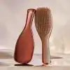 Tangle Teezer Ultimate Detangler Chrome Choc Bronze Islak ve Kuru Düz ve Kıvırcık Saçlar için Saç Fırçası Tarak