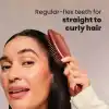 Tangle Teezer Ultimate Detangler Chrome Choc Bronze Islak ve Kuru Düz ve Kıvırcık Saçlar için Saç Fırçası Tarak