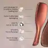 Tangle Teezer Ultimate Detangler Chrome Choc Bronze Islak ve Kuru Düz ve Kıvırcık Saçlar için Saç Fırçası Tarak