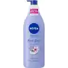 NIVEA Değerli Yağlar İçeren Vücut Losyonu Kiraz Çiçeği ve Jojoba Yağı, 400 ml,Tüm Ciltler,48 Saat Nemlendirici, Hızlı Emilir