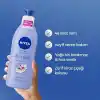 NIVEA Değerli Yağlar İçeren Vücut Losyonu Kiraz Çiçeği ve Jojoba Yağı, 400 ml,Tüm Ciltler,48 Saat Nemlendirici, Hızlı Emilir