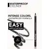 Flormar Mat Bitişli Suya Dayanıklı Göz Kalemi (SİYAH) - Waterproof Eyeliner - 101 Black Ice - 8690604109012