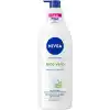 NIVEA Vücut Losyonu Aloe Vera 400 ml, Normal ve Kuru Ciltler için,72 Saat Nemlendirici,Hyaluron,Aloe Vera,Yenileyici Bakım