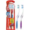 Colgate 360 Optik Beyaz Dil ve Yanak Temizleyicili Orta Beyazlatıcı Diş Fırçası 1+1
