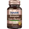 Dynavit Bromelain (Ananas Ekstresi)&Krom Pikolinat 60 Bitkisel Kapsül - Ödem Atımı&Diyetisyen Önerisi - 500 mg (1200 GDU) Bromelain&200 mcg Krom