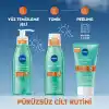 NIVEA Derma Skin Clear Sivilce Karşıtı Yüz Temizleyici Peeling 150ml, Gözenek Arındırıcı,Siyah Nokta Azaltır,Salisilik Asit,Deniz Tuzu, Niasinamid