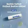 NIVEA Med Repair Dudak Bakım Kremi, 24 Saat Nem,Doğal Yağlar ile Çatlamış Dudak Bakım,SPF 15 (4,8 ml)
