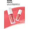 Cream Co. Allık Ruj Göz Farı Glow Tint Warm Peach, Nemlendirici Makyaj, 503 Şeftali, Hyaluronik Asit Peptit