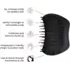 Tangle Teezer Scalp Brush Black Masaj & Saç Fırçası-Tarak Islak Kullanım