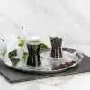 Lav Derin 6lı Çay Tabağı, Cam