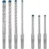 Bosch Professional 7 parça Expert SDS plus-7X Kırıcı Delici Delme Uçları (Yumuşak taş, Sert taş, Beton, Donatılı beton, Beton bina bloku, Ø 5-12 mm, Aksesuar Kırıcı Delici)