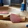 Bosch Accessories Zımpara Kağıdı (Çoklu Zımpara Makinesi için, Farklı Malzemeler, 10 Adet, 102 x 62/93 mm, Granülasyon 120)
