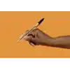 BIC Cristal Medium Tükenmez Kalem Siyah 50li Kutu, 1.0 mm Orta Kalınlıkta Uç, Şeffaf Gövde, Delikli Kapak