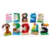 LEGO Doğum Günü Rakamları 40807 – 6 Yaş Üzeri Çocuklar için Hayvanlı Masa ve Köpek, Ördek, Yengeç, Horoz, Flamingo ve Timsah Pasta Süsleri İçeren Oyuncak Yapım Seti, Eğitici Hediye Fikri (281 Parça)