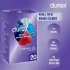 Durex Chill Karma Prezervatif, 20Li 1 Paket (1 x 20 Adet), Düz, Kokusuz, Lateks