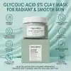 Maruderm Glikolik Asit%5 Gözenek Arındırıcı ve Cilt Tonu Eşitleyici Kil Maskesi – Vegan, Pürüzsüz ve Nemlendirici Arındırıcı Maske, 100 ML