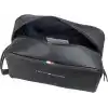 Tommy Hilfiger Erkek ESSENTIAL PU WASHBAG Çanta Black Tek Beden